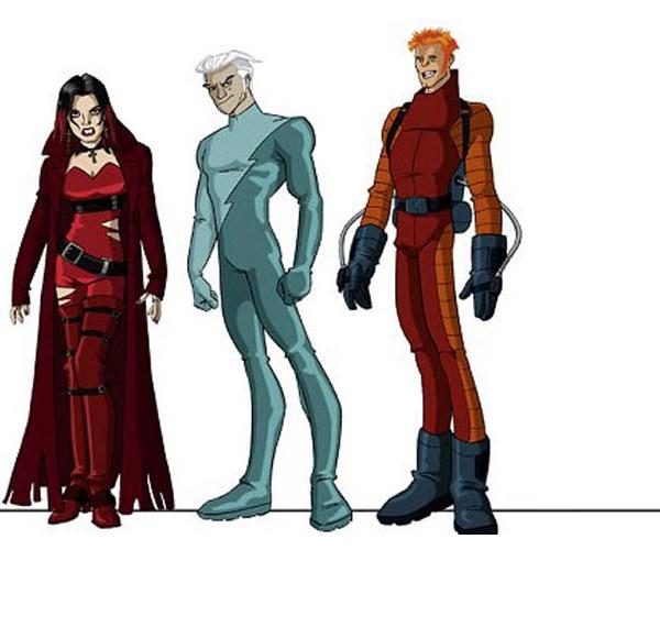 X-Men: Evolution Character Designs.